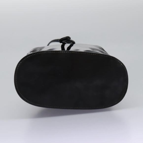 GUCCI Web Sherry Line Shoulder Bag Patent Leather Black Green Red - Picture 10 of 16